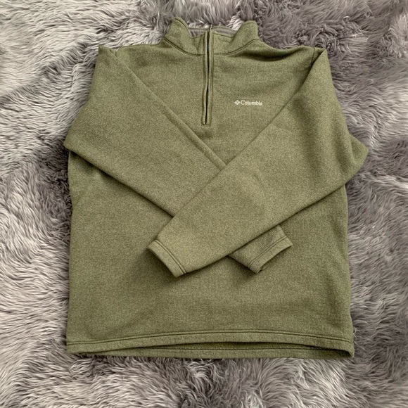 Columbia Other - Columbia olive green quarter zip up sweater